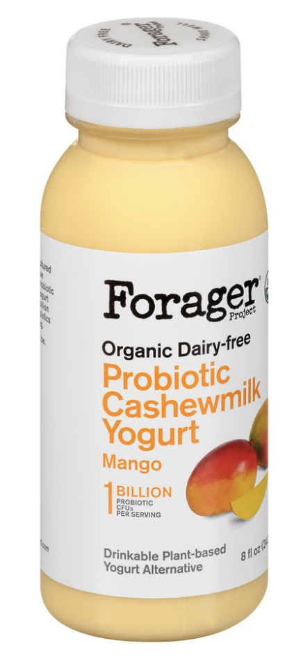 Forager Organic Probiotic Cashew Yogurt, Mango - 8 Fl Oz