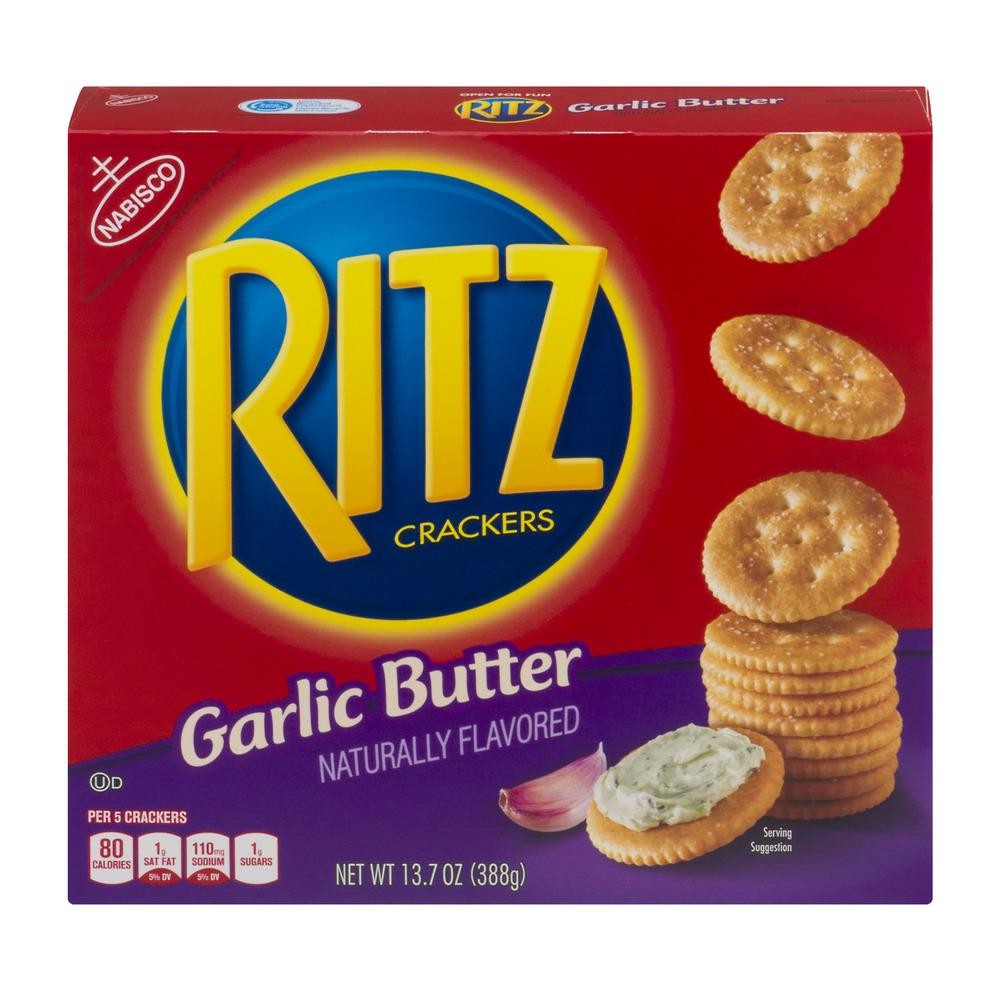 Nabisco RITZ Garlic Butter Crackers - 13.7 Oz