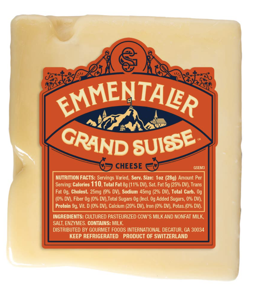 Emmentaler Grand Suisse Cheese - 8 oz