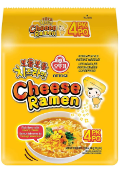 Ottogi Cheese Ramen Family Pack - 15.66 oz