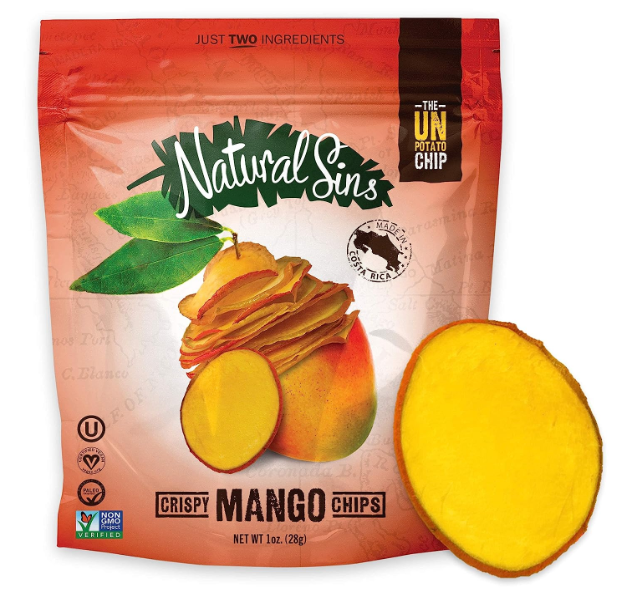 Natural Sins Mango Crispy Chips - 1 Oz