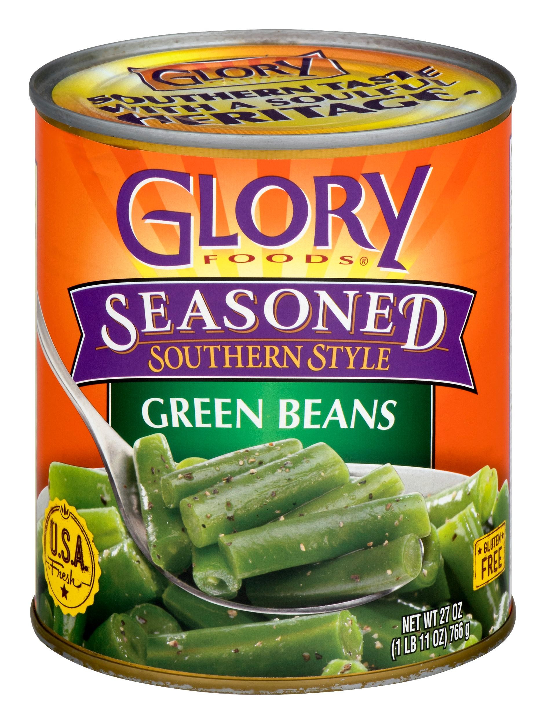 Glory Foods Seasoned Southern Style Green Beans - 27 Oz