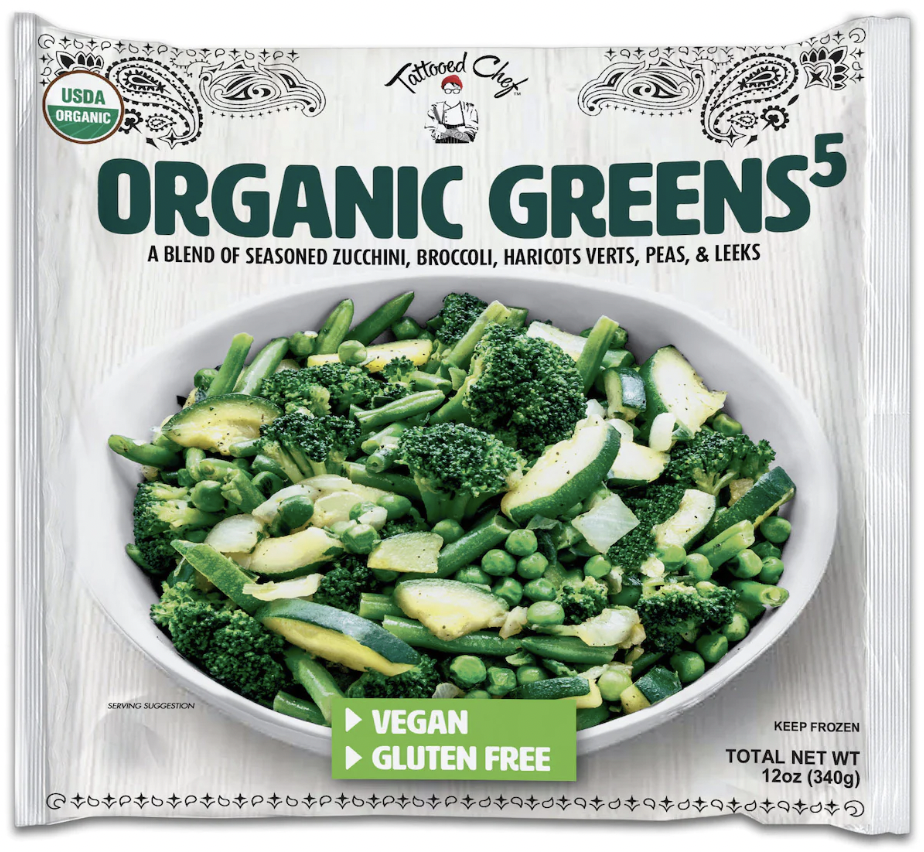 Tattooed Chef Organic Green 5 Gluten Free Vegan - 12 oz