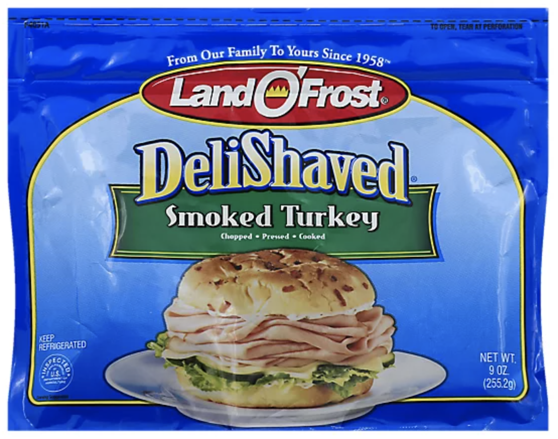 Land O' Frost Deli Shaved Smoked Turkey - 9 oz