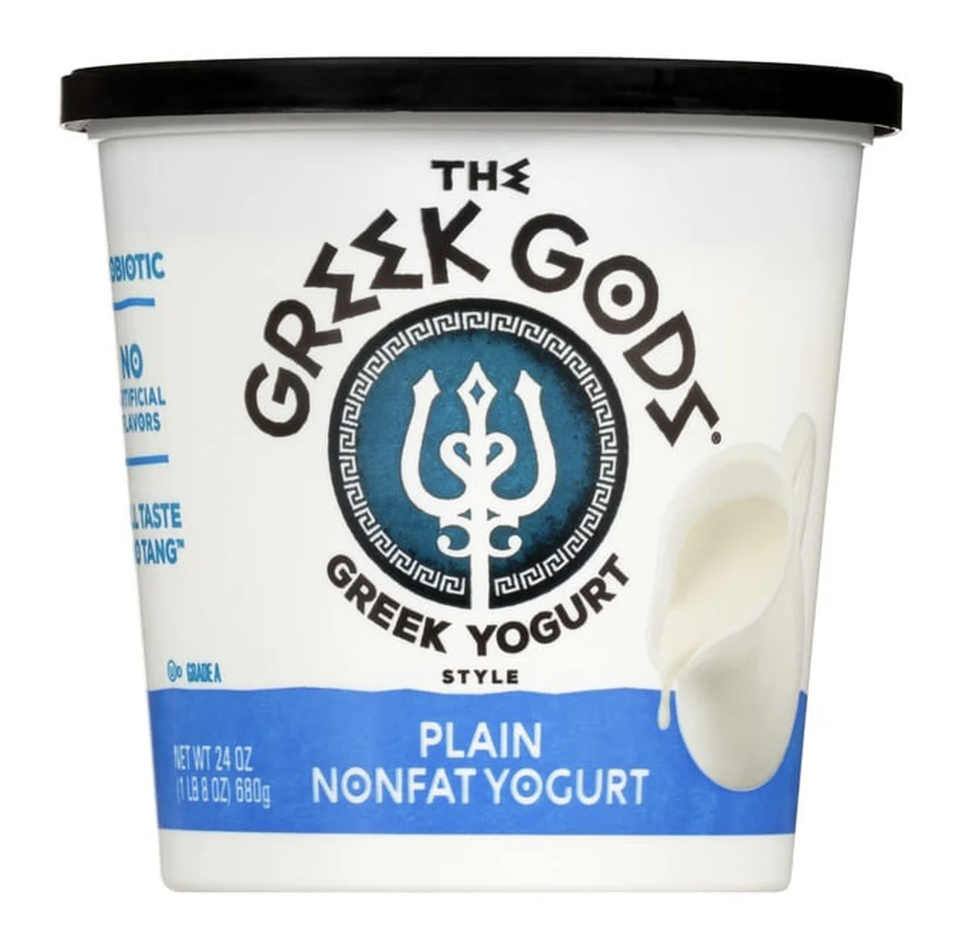 The Greek Gods Greek Yogurt, Plain Nonfat Yogurt - 24 Oz