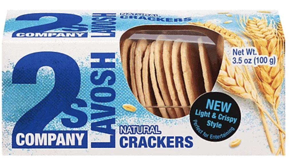 2s Company Lavosh Natural Crackers - 3.5 oz