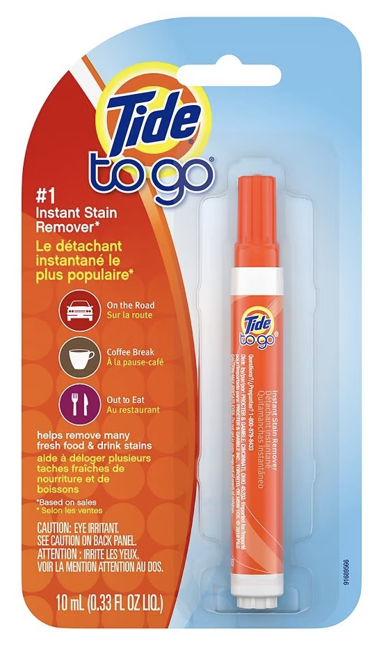 Tide To Go Instant Laundry Stain Remover Pen
