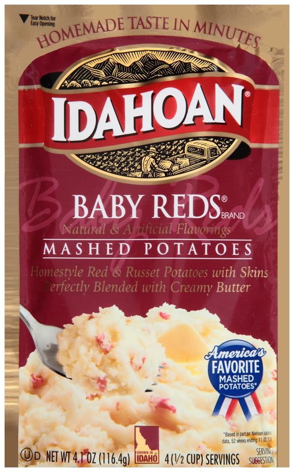 Idahoan Gluten Free Mashed Potatoes Baby Reds - 4.0 Oz