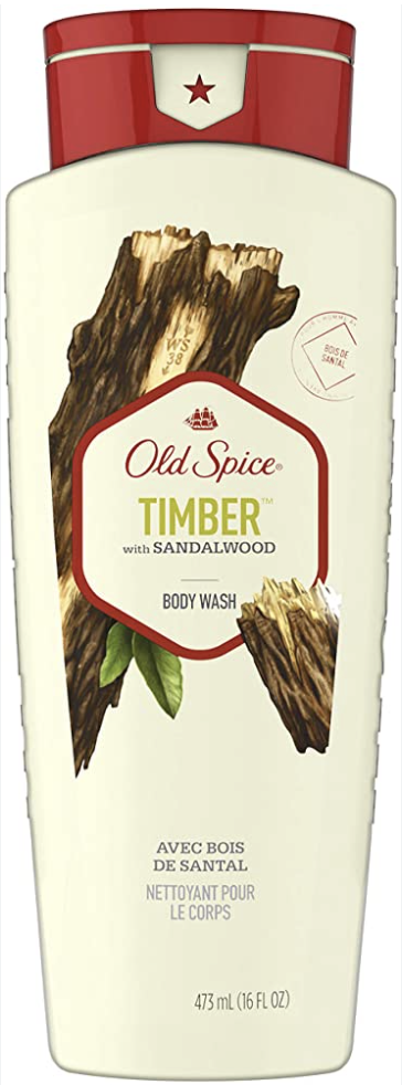 Old Spice Timber Body Wash Sandalwood - 16 Fl Oz