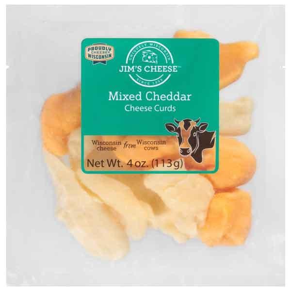 Jims Cheese Mixed Cheese Curds - 4 Oz