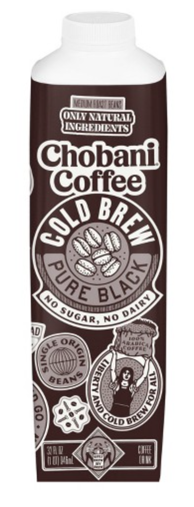 Chobani Coffee Cold Brew Pure Black - 32 fl oz