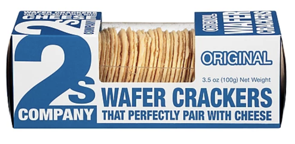 2s Company Original Wafer Crackers - 3.5 Oz