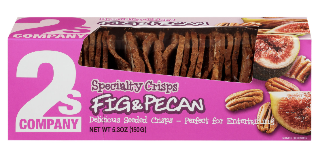 2s Company Specialty Crisps Fig & Pecan - 5.3 Oz