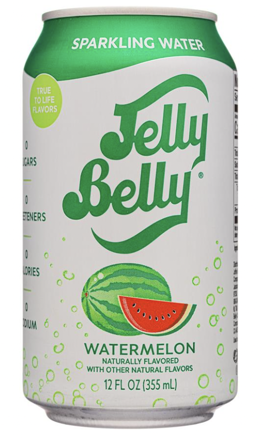 Jelly Belly Watermelon Sparkling Water - 12 Fl Oz