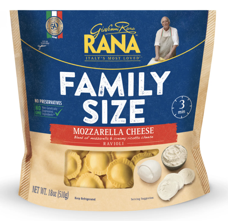 Rana Family Size Mozzarella Cheese Ravioli - 20 oz