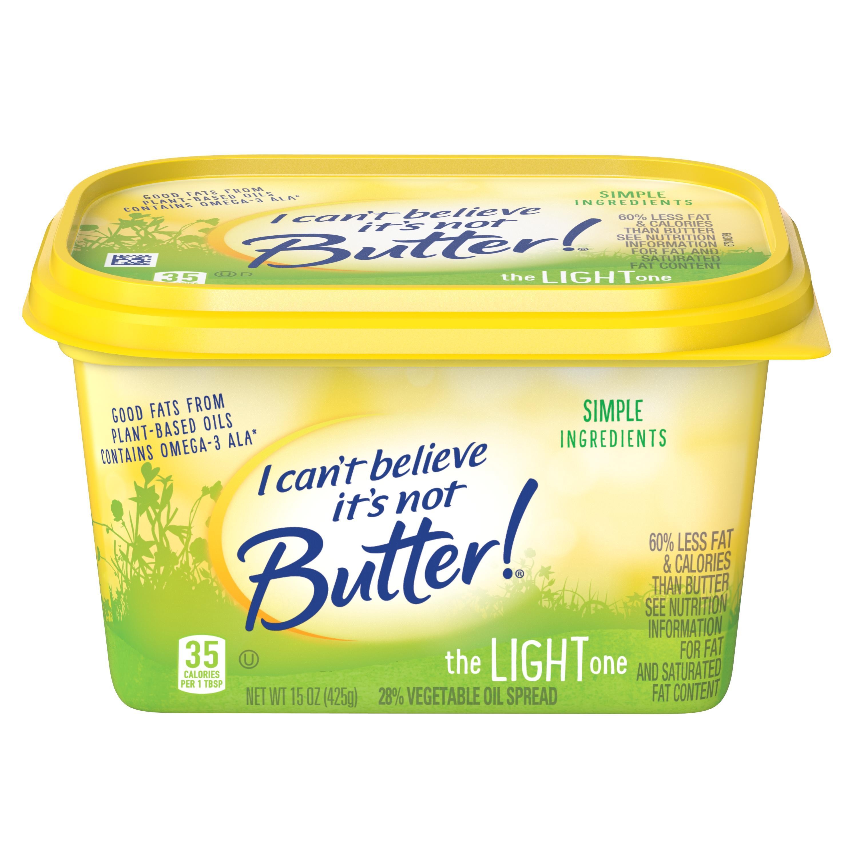I Can't Believe It's Not Butter Light Oil Spread - 15 oz