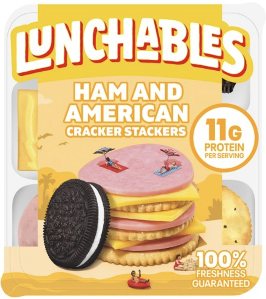 Lunchables Ham & American - 3.2 oz