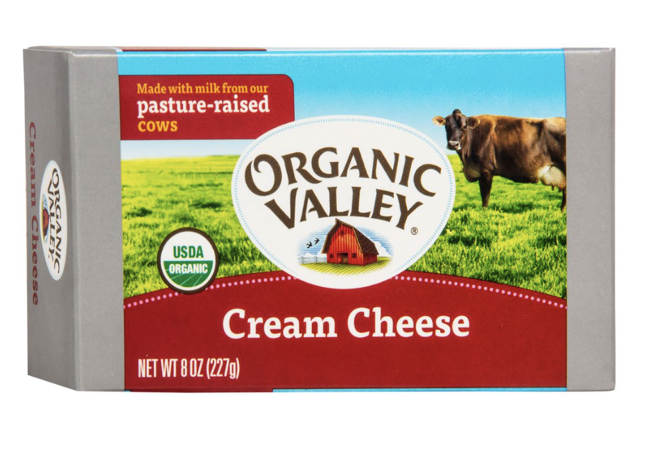 Organic Valley Cream Cheese Spread Sticks - 8 oz