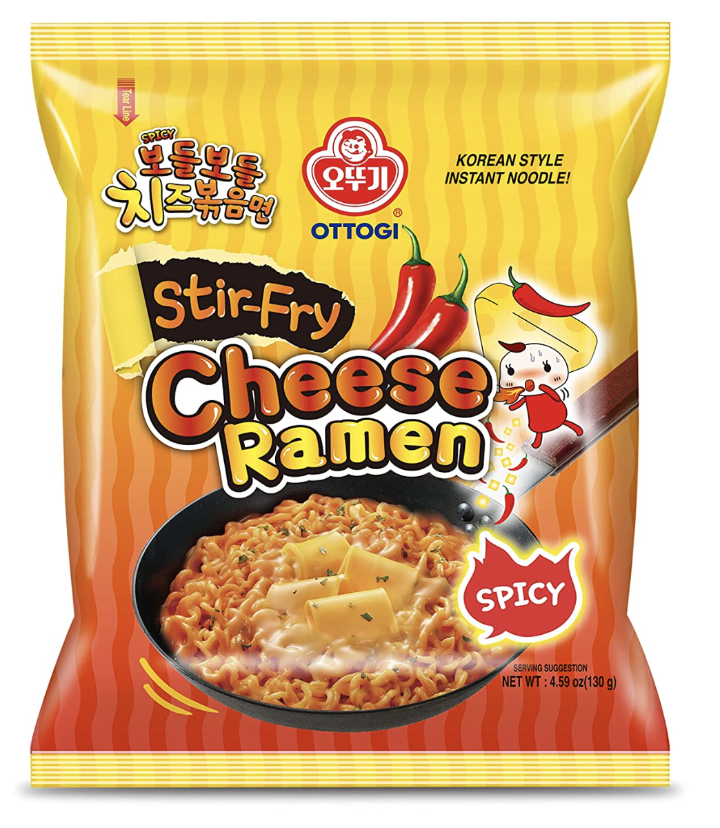 Ottogi Cheese Ramen Spicy Single Pack - 3.92 oz