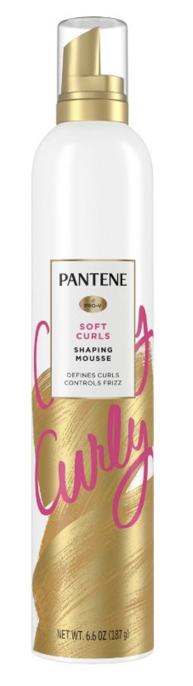 Pantene Pro-V Curl Mousse to Tame Frizz for Soft Touchable Curls - 6.6 Oz
