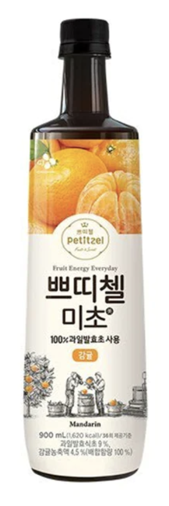 CJ Fruit Vinegar Drink Mandarin Flavor - 30.4 Fl Oz