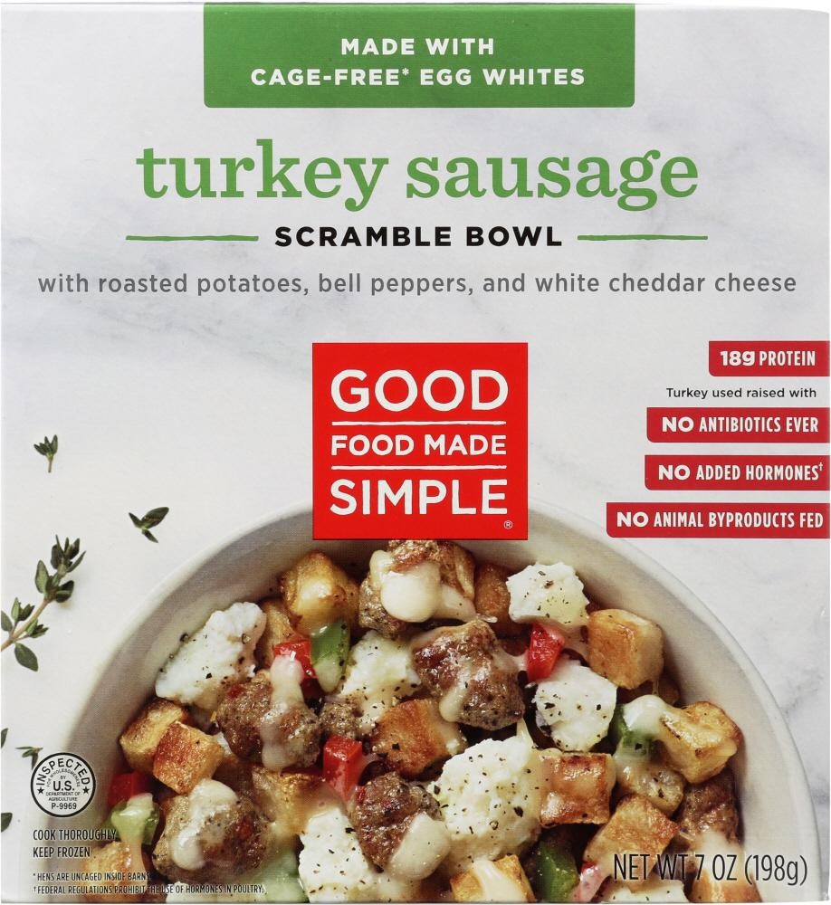 Good Food Made Simple Turkey Sausage Breakfast Bowl - 7 oz