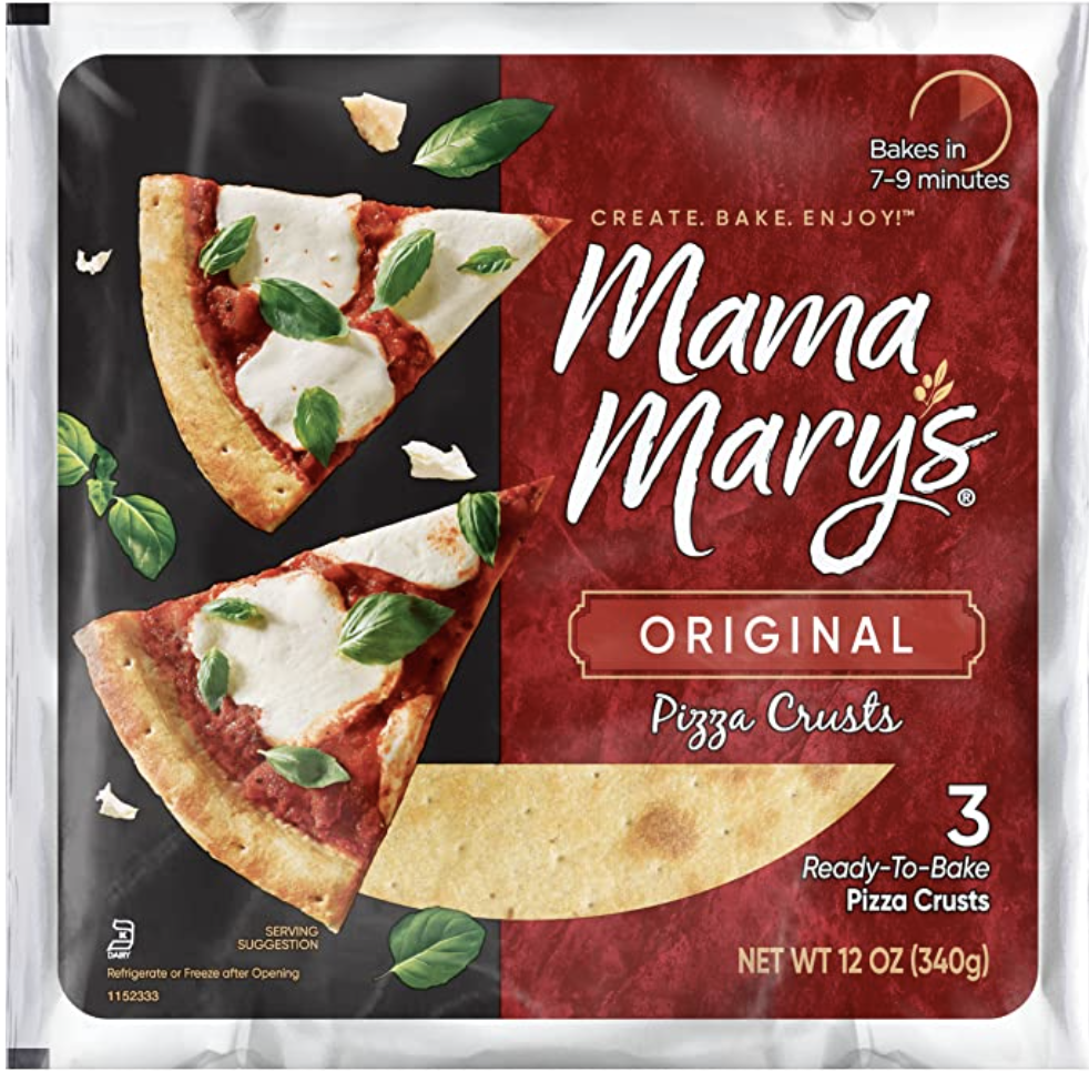 Mama Mary’s Original Pizza Crusts 3 Packs - 12 Oz