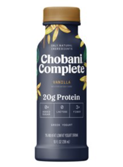 Chobani Complete All Natural Greek Yogurt Vanilla Gluten Free Lactose Free - 10 Fl Oz