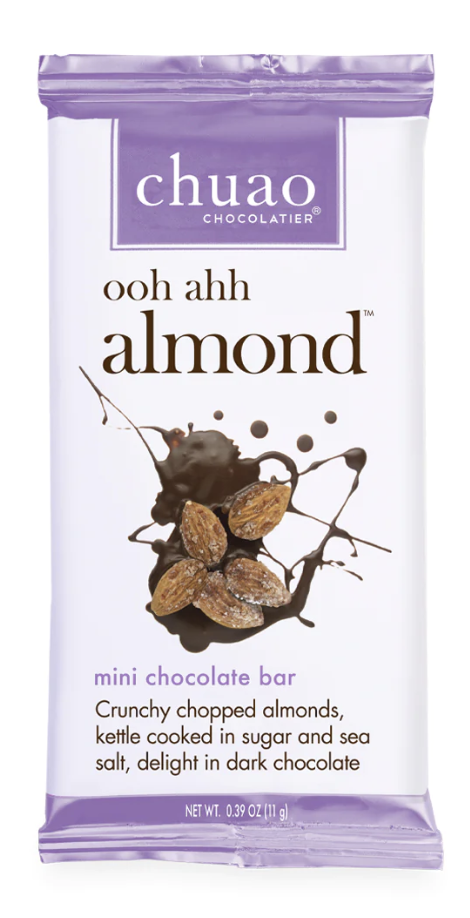 Chuao Mini Chocolate Bar Ooh Ahh Almond - .39 oz