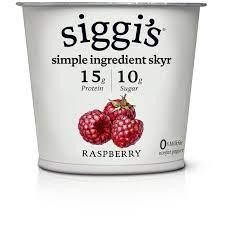 Siggi's Nonfat Icelandic-Style Skyr Yogurt, Raspberry - 5.3 Oz