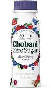 Chobani Zero Sugar Mixed Berry Yogurt Drink - 7 Fl Oz