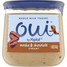 Yoplait Oui French Style Yogurt Mocha & Chocolate - 5 oz