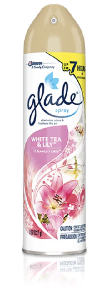 Glade Spray Air Freshener White Tea & Lily - 8 Oz