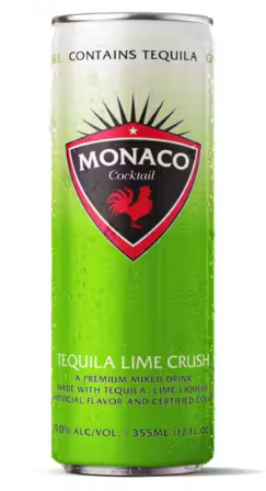 Monaco Tequila Lime Crush Cocktail - 12 Fl Oz