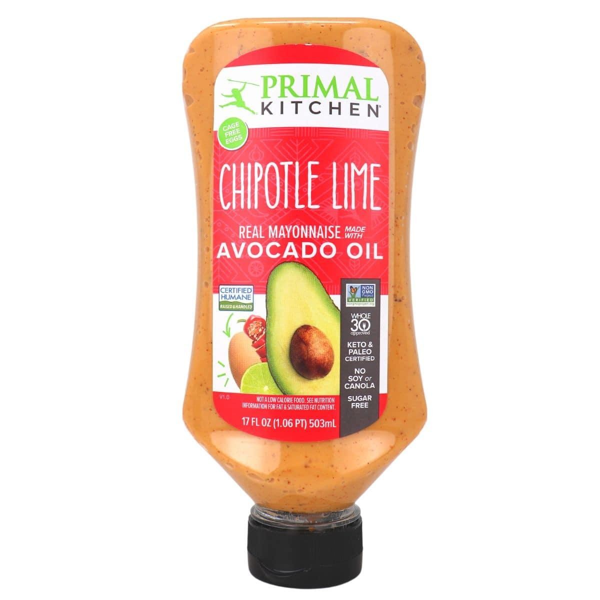 Primal Kitchen Chipotle Lime Mayo Made With Avocado Oil - 17 Fl Oz
