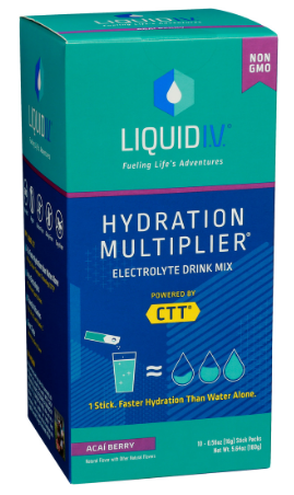 Liquid IV Hydration Multiplier Electrolyte Drink Mix Acai Berry - 5.65 Oz