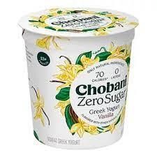 Chobani All Natural Vanilla Yogurt Zero Sugar Lactose Free Gluten Free - 32 Oz