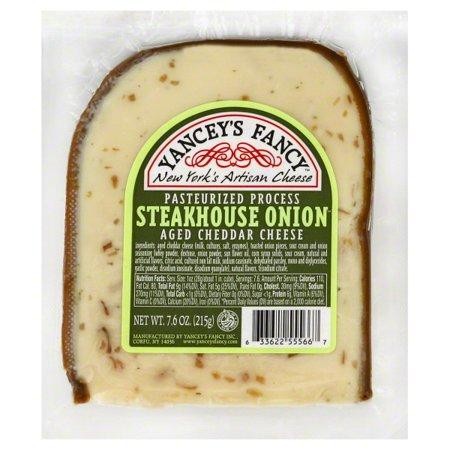 Yancey’s Fancy Steakhouse Onion New York Cheddar Cheese - 7.6 oz