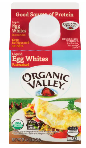 Organic Valley Liquid Egg Whites - 16 oz