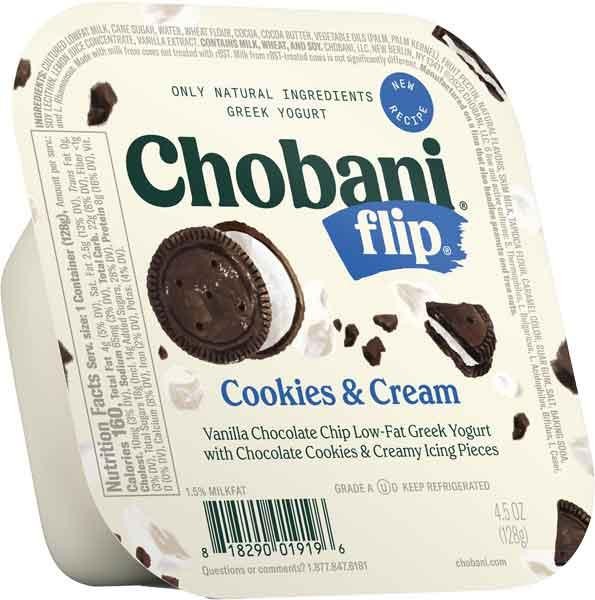 Chobani Flip Cookies & Cream Greek Yogurt - 4.5 Oz