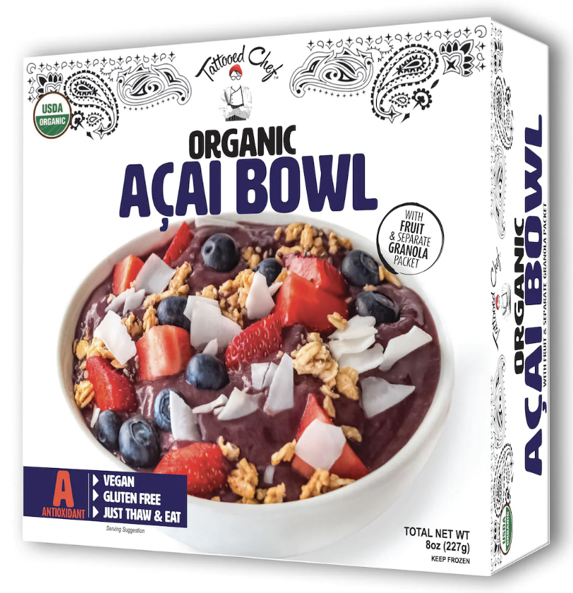 Tattooed Chef Acai Bowl Organic Gluten Free Vegan - 6.25