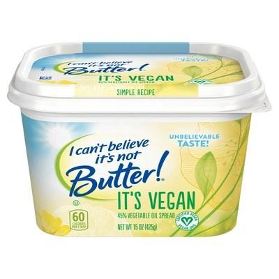 I Can't Believe It's Not Butter Vegan Oil Spread - 15 oz