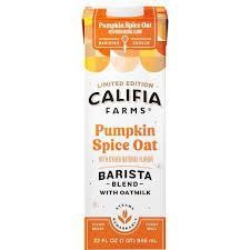 Califia Farms Pumpkin Spice Oat Barista Blend - 32 fl oz