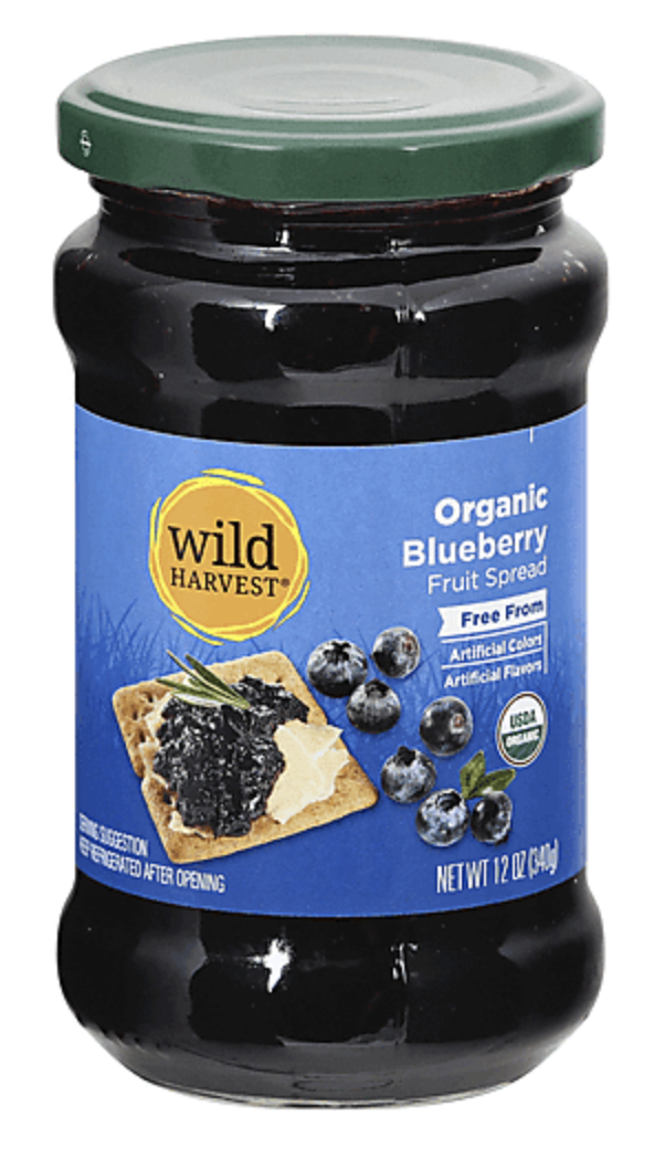 Wild Harvest Organic Blueberry Fruit Spread - 12 Oz