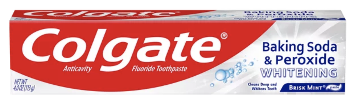 Colgate Baking Soda and Peroxide Whitening Toothpaste - 4 Oz