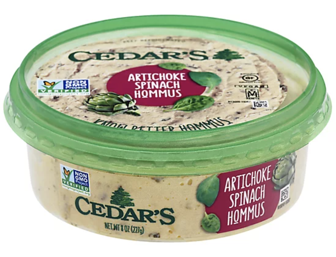 Cedar's Artichoke Spinach Hummus - 10 Oz