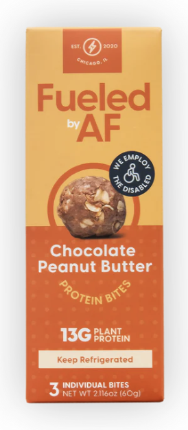 Fueled By AF Chocolate Peanut Butter Protein Bites 3 ct - 2.116 Oz