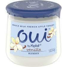 Yoplait Oui French Style Yogurt Vanilla - 5 oz