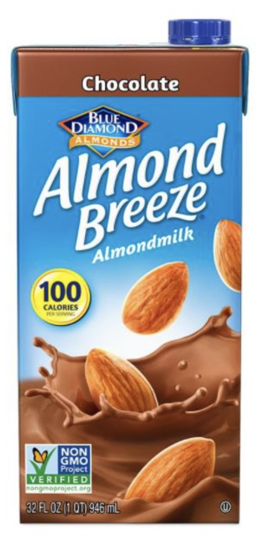Blue Diamond Almond Breeze Chocolate Almondmilk Shelf Stable - 32 Fl Oz
