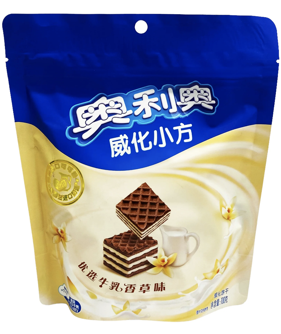 Oreo Wafer Cookies Imported, Vanilla Flavor - 100 g